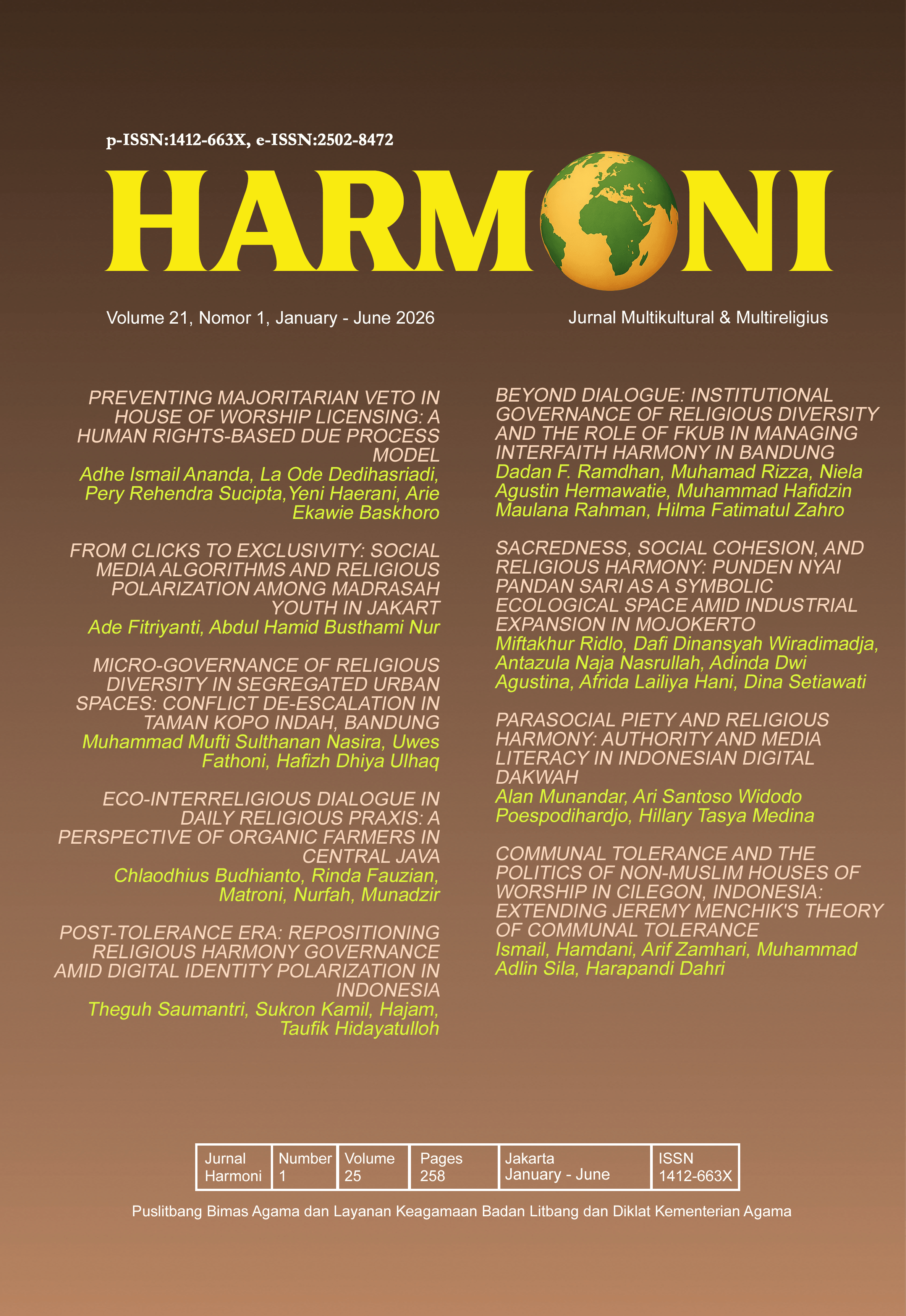 					View Vol. 25 No. 1 (2026): January-June
				